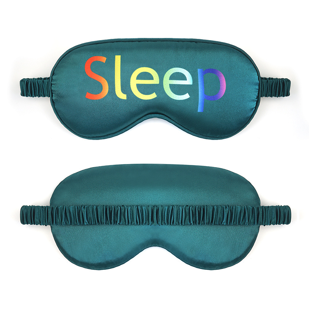 アイマスク 虹色眠り文字のおやすみ宣言アイマスク