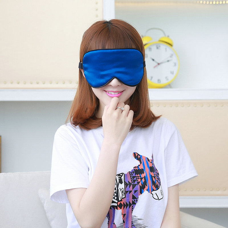 アイマスク 上質絹素材の温感リラックスアイマスク