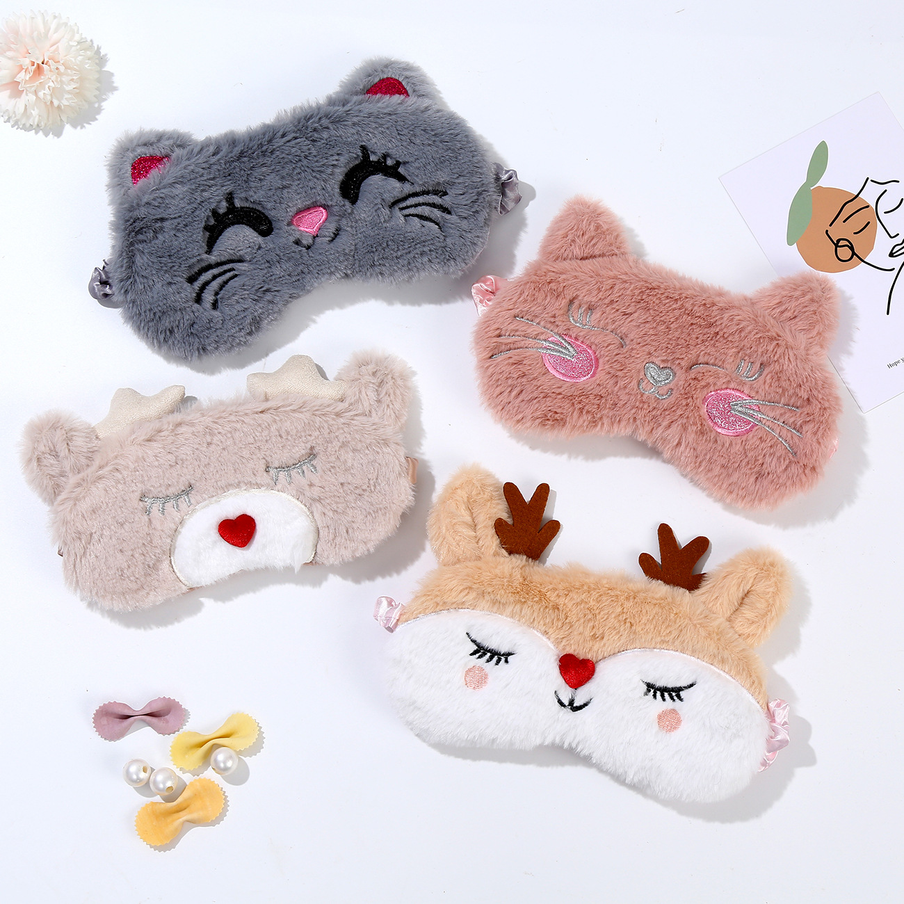 アイマスク もふもふ動物園アイマスク