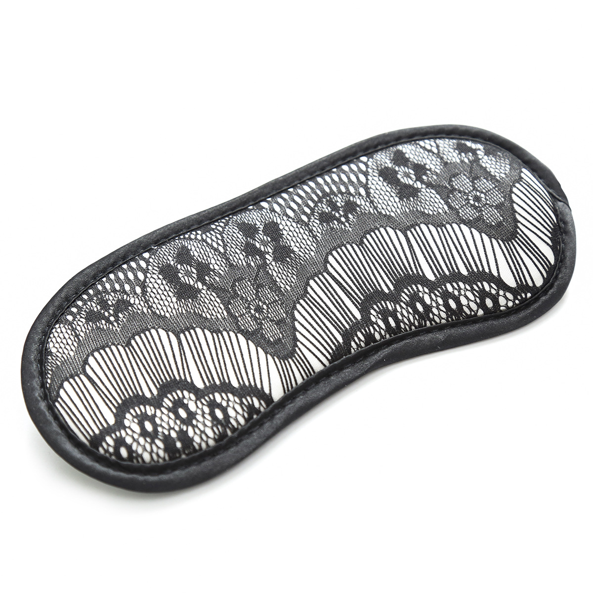 アイマスク 黒レース安眠アイマスク