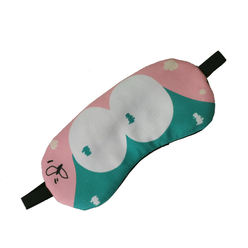 アイマスク 抽象的なイラストの安眠マスク