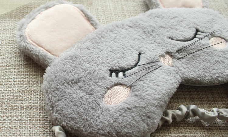 アイマスク ぐっすり眠り鼠の夢見る耳付きアイマスク