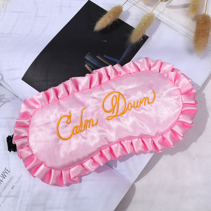 アイマスク おやすみお姫様風フリルたっぷりアイマスク