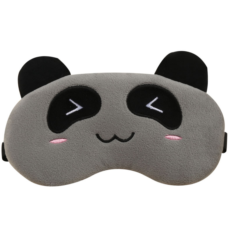 アイマスクひ可愛いパンダ柄冷却ジェル入りんやりアイマスク