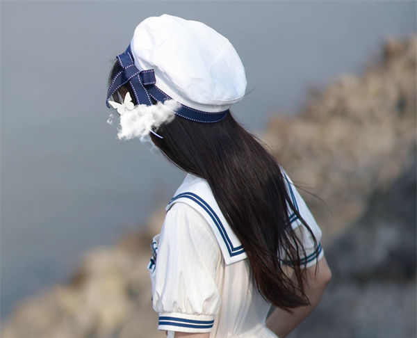 セーラー服 優雅なマリンワンピース風セーラー服