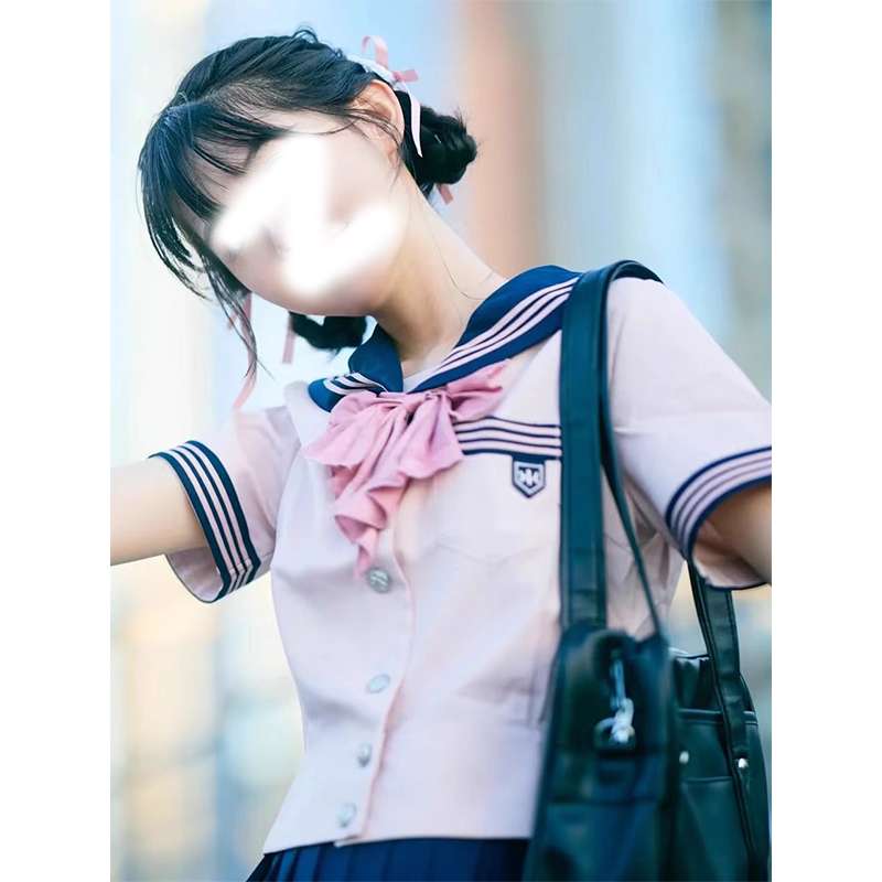 ピンクセーラー服 学園風制服