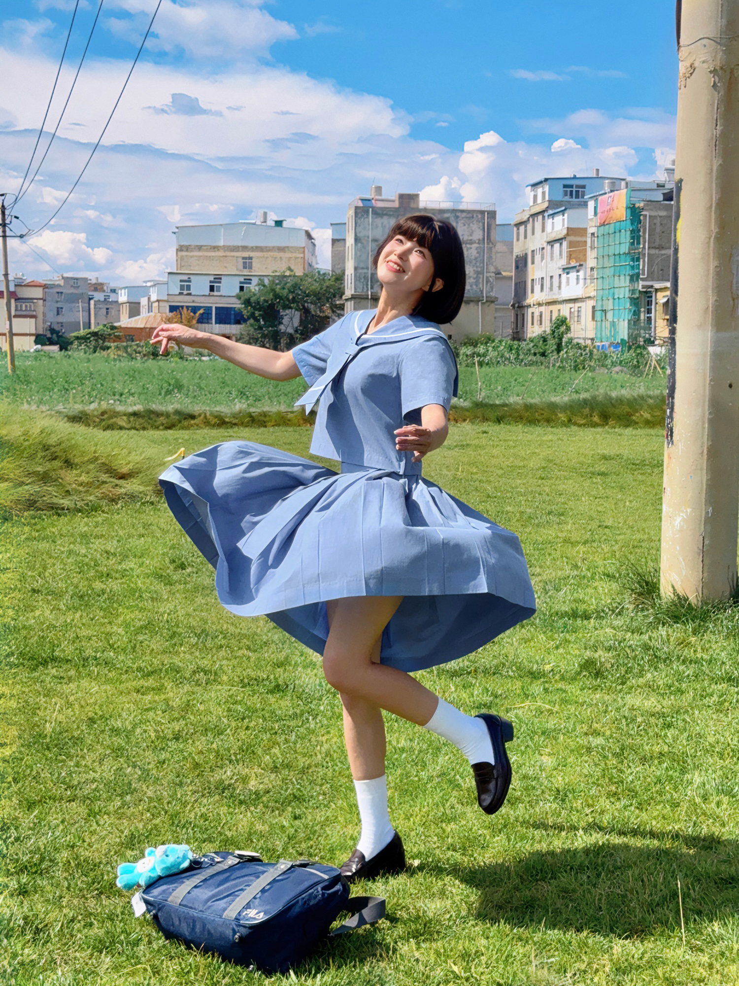 セーラー服 清涼感漂う爽やかセーラー半袖
