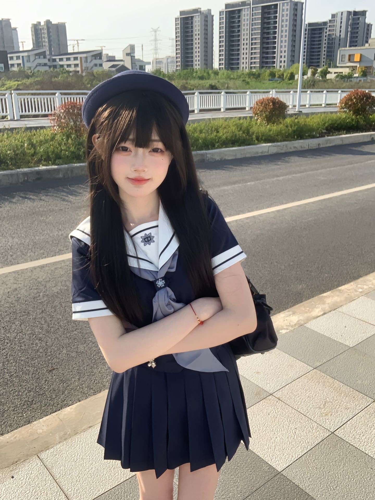 学生風セーラー服上下セット