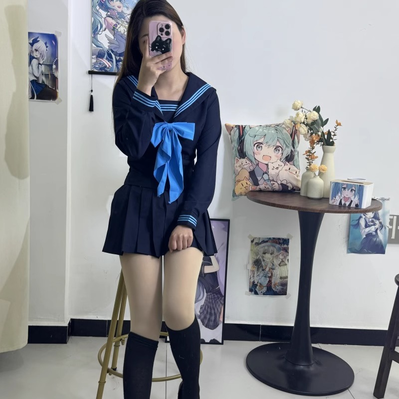 セーラー服 クラシカル リボン セーラートップス