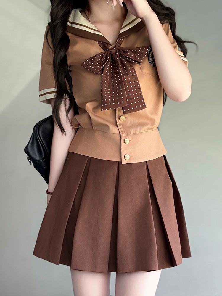 セーラー服 クラシカル水玉リボン セーラー服