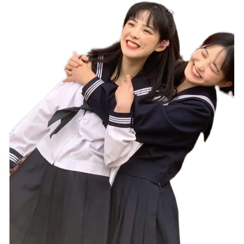 JK制服風 長袖セーラー服上着