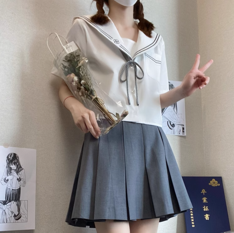 セーラー服  可愛い制服風トップス