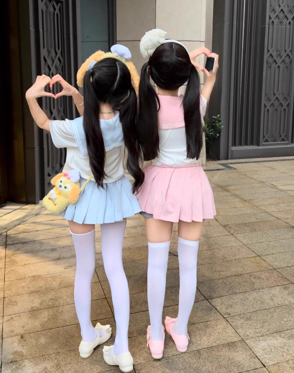 ふわもこ うさ耳セーラー服セット