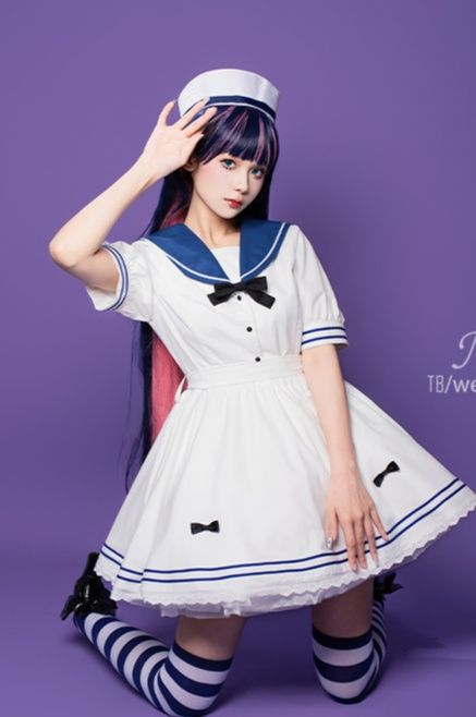 セーラー服 水兵風ロリータセーラー服ワンピース