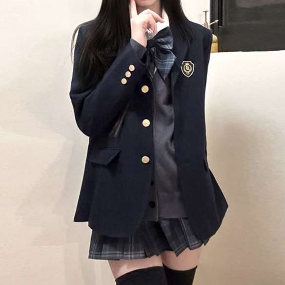 セーラー服 学生風クラシック制服ブレザーセット