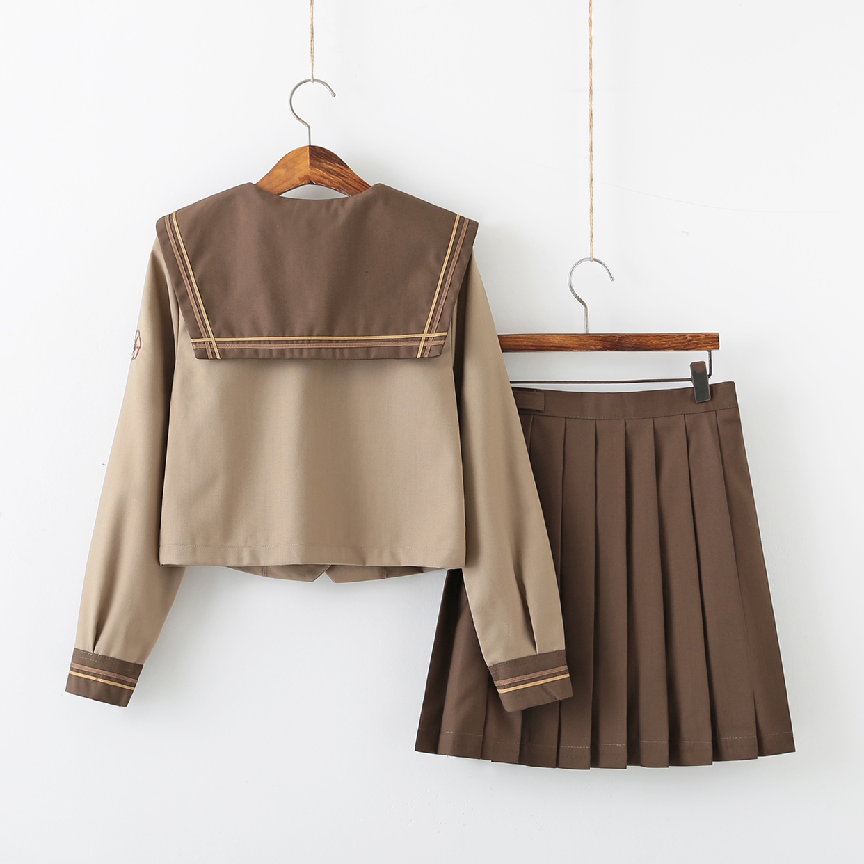 セーラー服 レトロ風リボン付き 制服