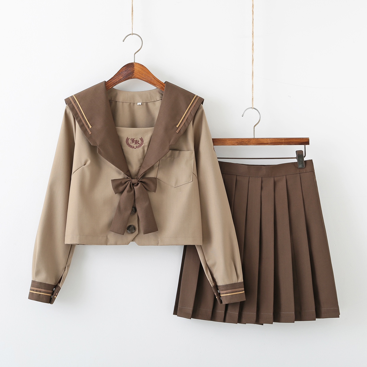 セーラー服 レトロ風リボン付き 制服