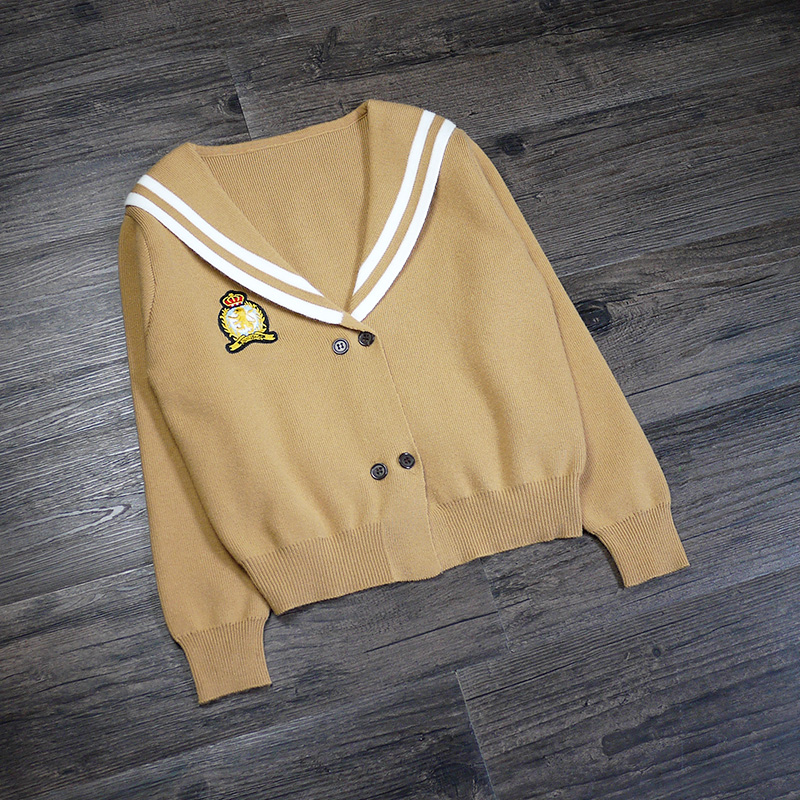 セーラー服 クラシックセーラー風 カーディガン&スカートセット