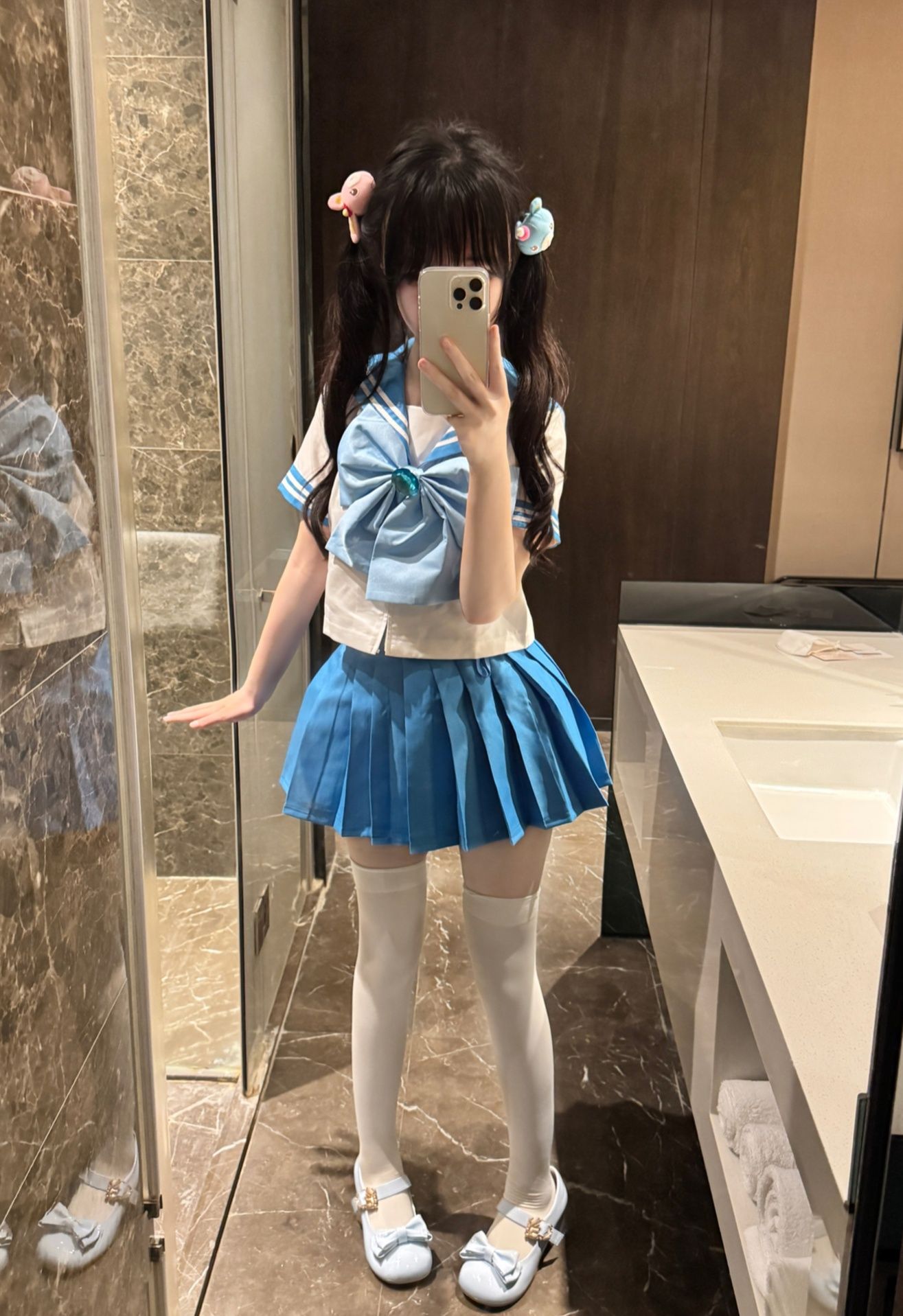 セーラー服 リボン付き清楚系セーラー服
