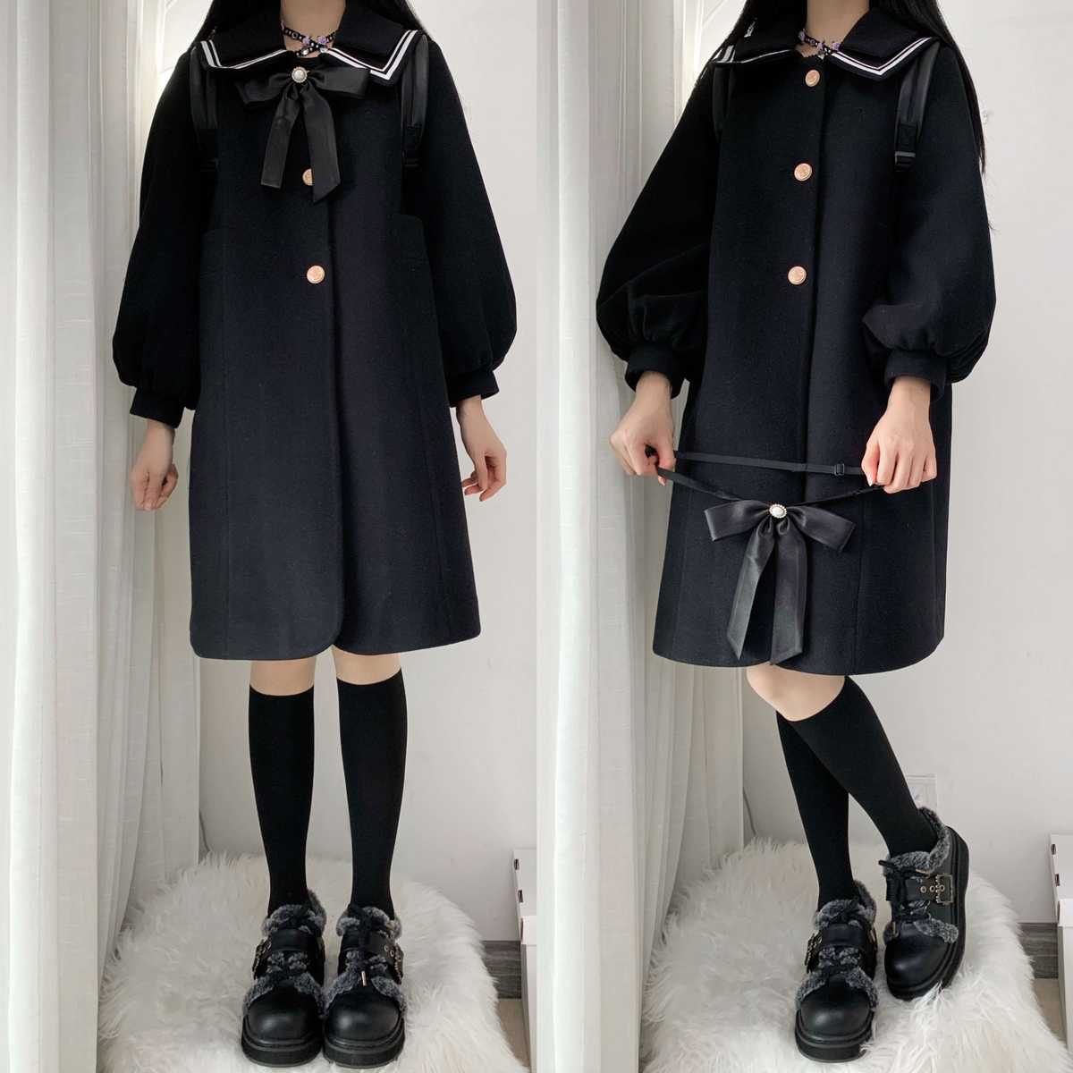 セーラー服 クラシック学園風プリーツスカート制服セット