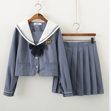 セーラー服コスプレ系学院 制服風ツーピース