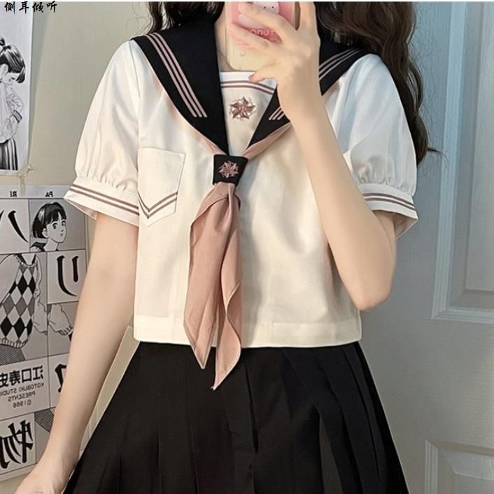 セーラー服 セーラー服アイテム星章付き清楚制服上下