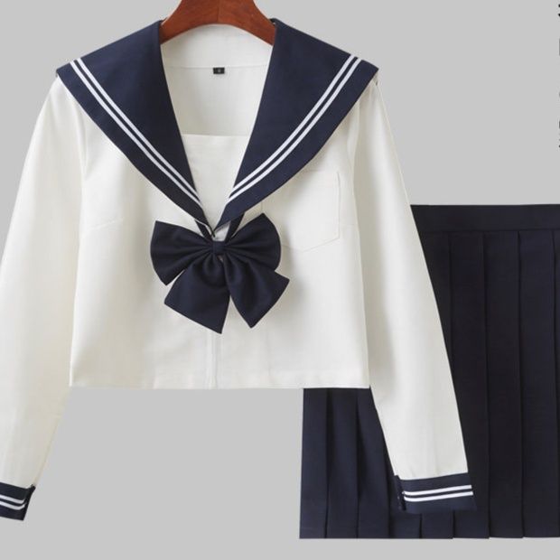 セーラー服 正統派清楚系長袖上下セット