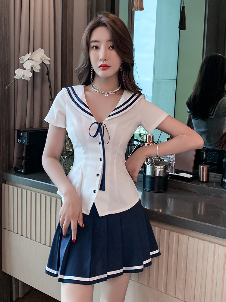 セーラー服 優美リボンセーラーブラウス