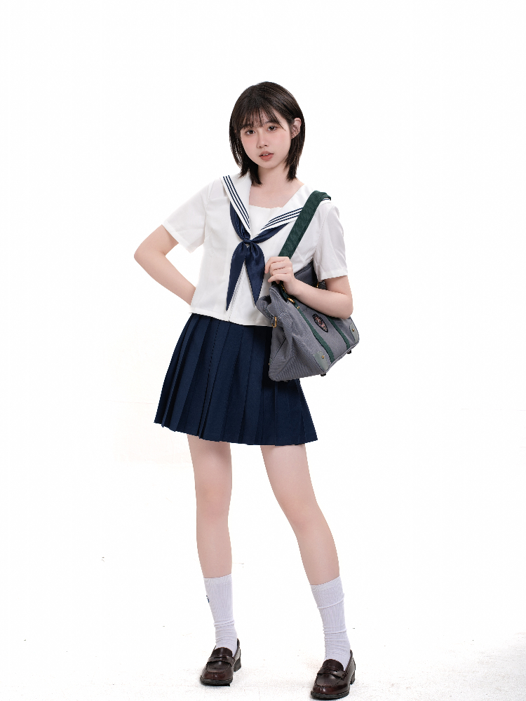 セーラー服 夏涼み 清楚スクエア セーラー服