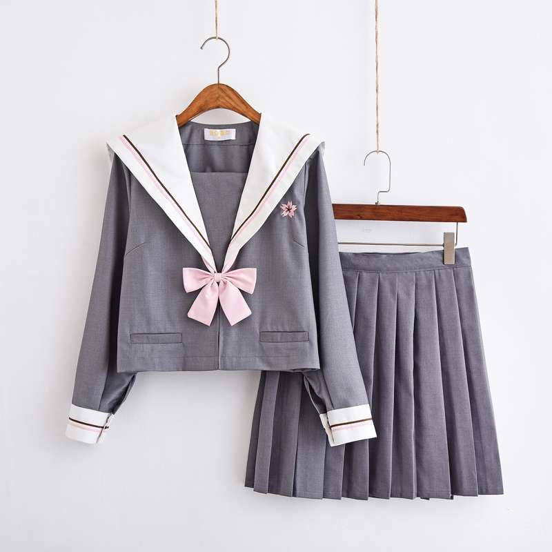 セーラー服 エレガントグレーセーラー制服セット