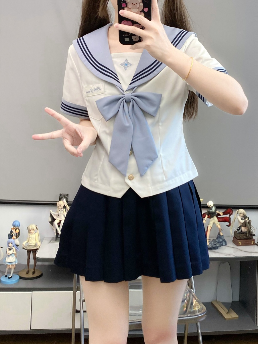 セーラー服 清楚リボン セーラー服トップス