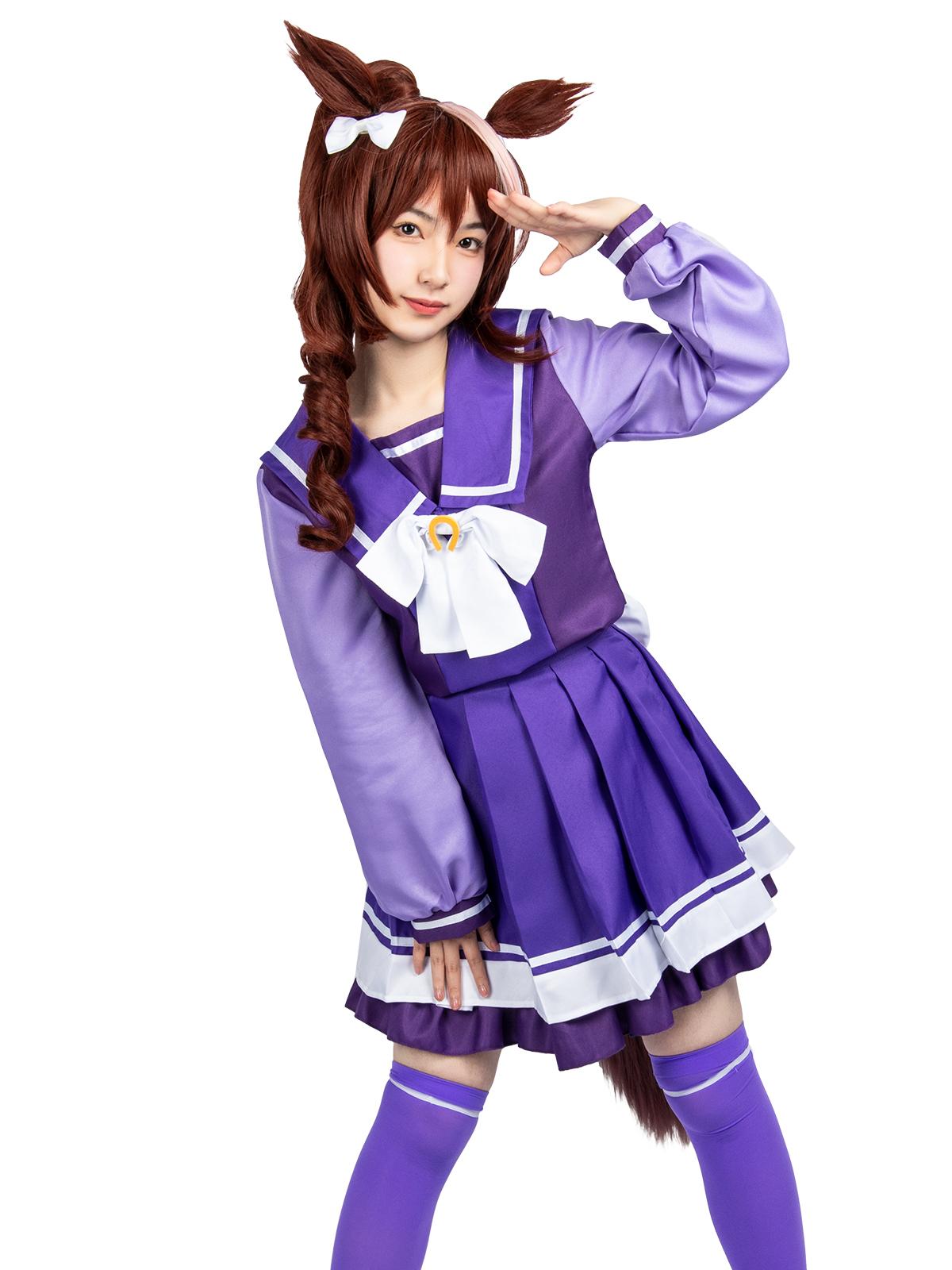 セーラー服 尻尾付きセーラー制服コスチューム