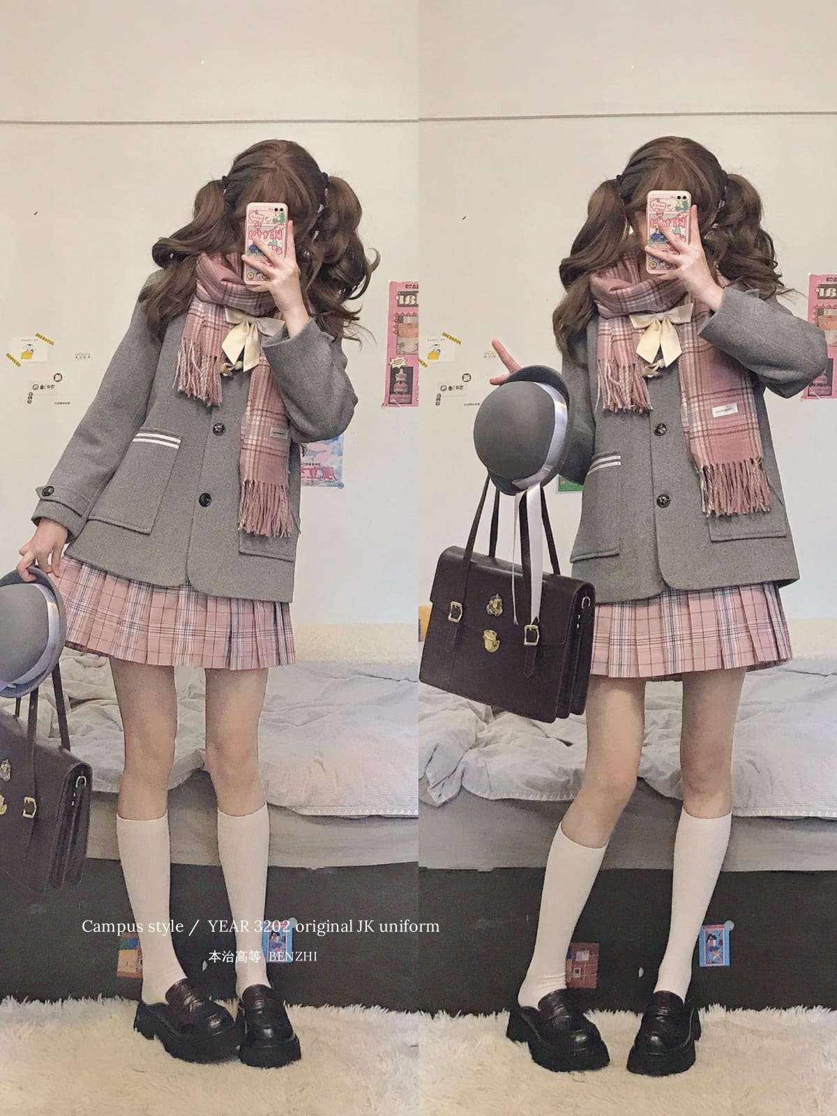 セーラー服 学生風コート カーディガン