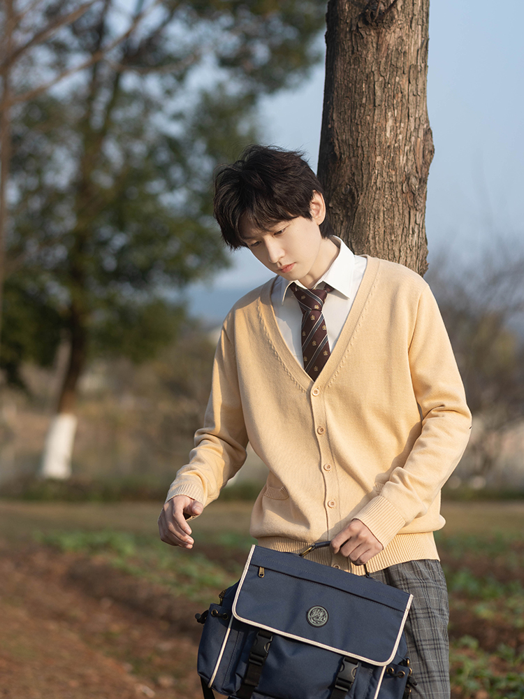 セーラー服 学園スタイル ニットカーディガン
