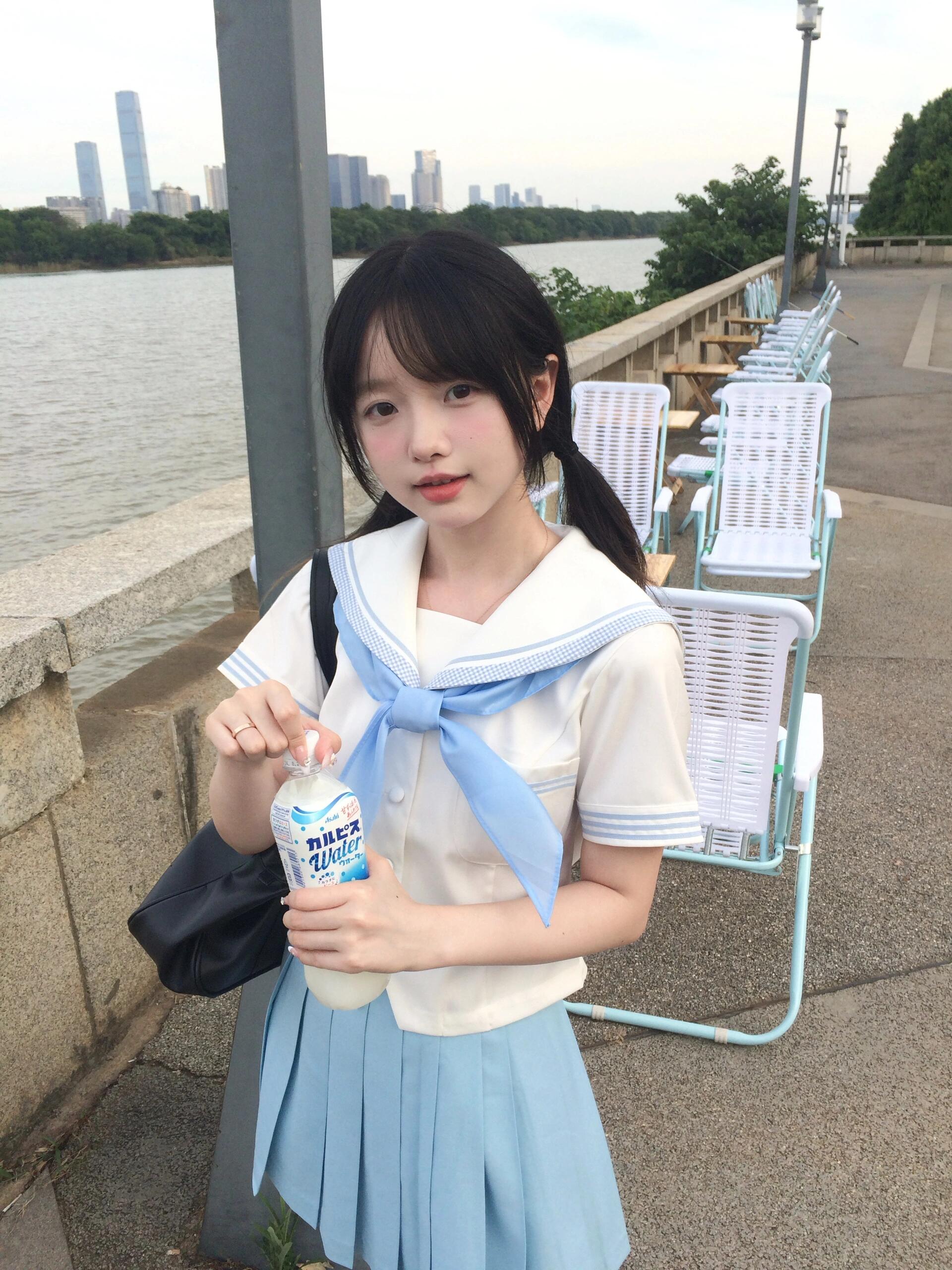 セーラー服 かわいい水兵風半袖ブラウス