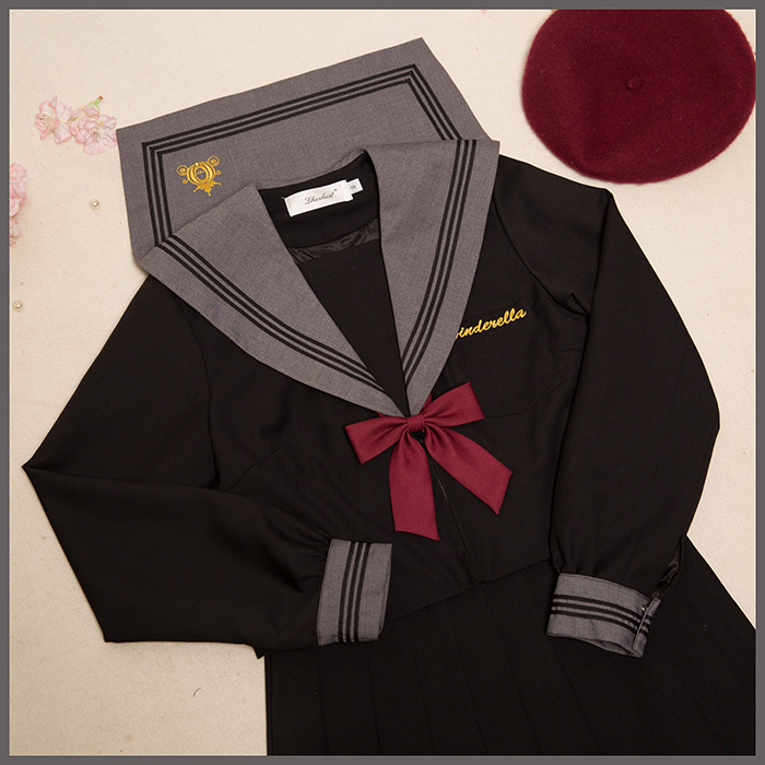 セーラー服 クラシカルリボン セーラートップス
