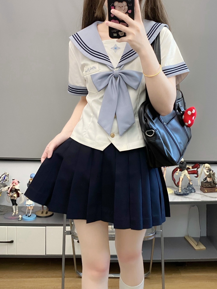 セーラー服 清楚リボン セーラー服トップス