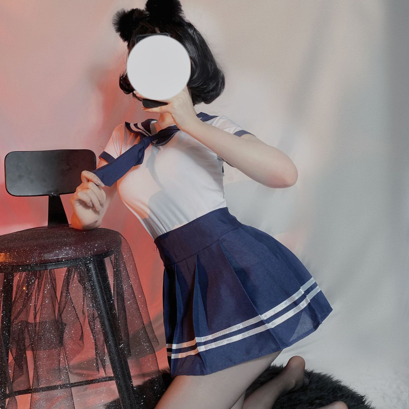 セーラー服 猫耳付き正統派セーラー服
