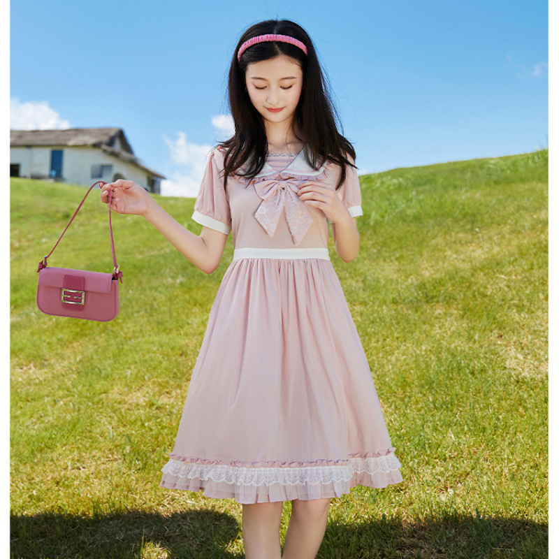 セーラー服 ふんわりセーラーカラーワンピース