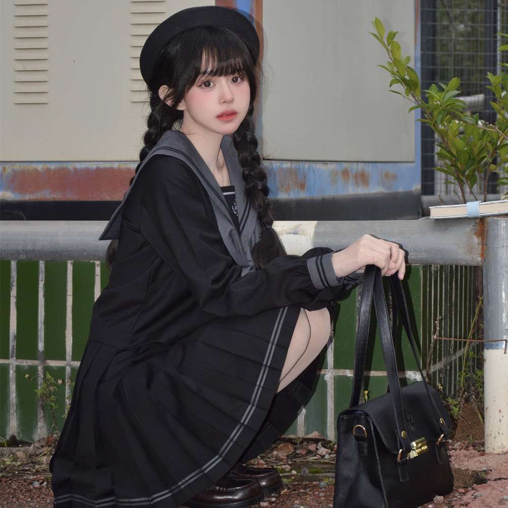 セーラー服  クラシックセーラー風学生服セット