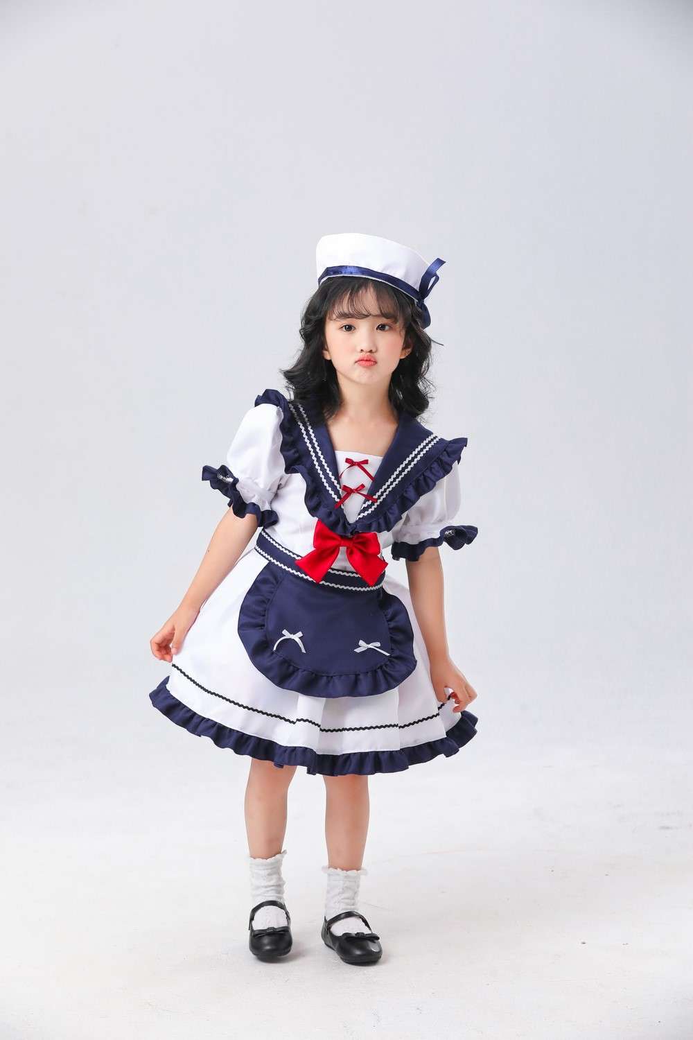 セーラー服 かわいいマリン風キッズコスチューム