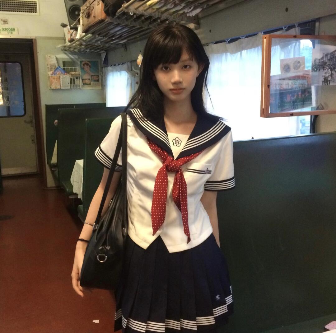 セーラー服 エレガント学園風水玉リボンセーラー服