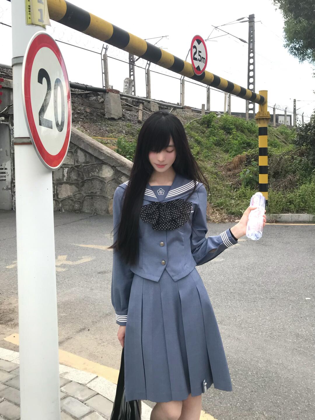 セーラー服 エレガント学園風水玉リボンセーラー服