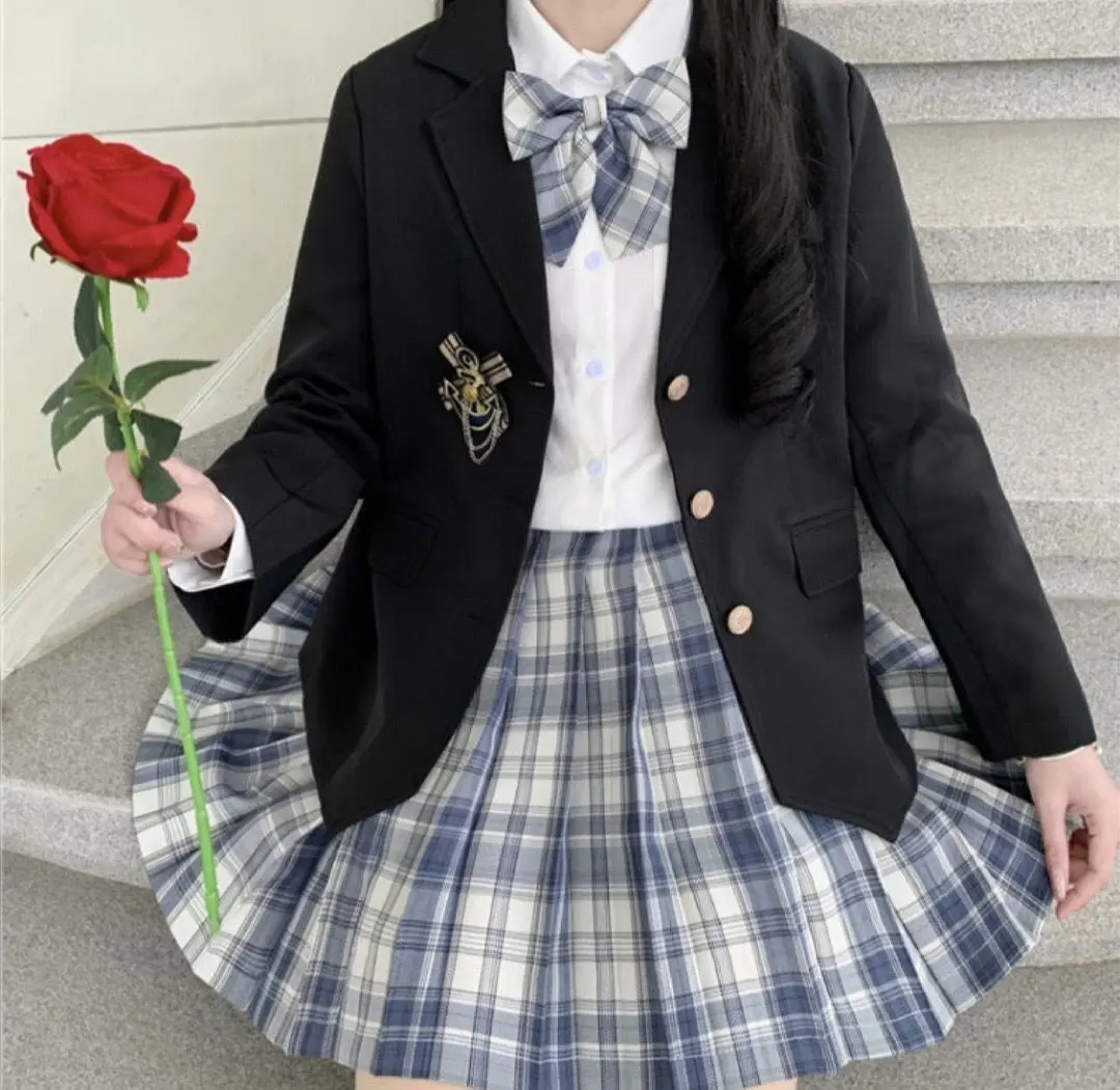 セーラー服 学院風制服ジャケットスカートセット