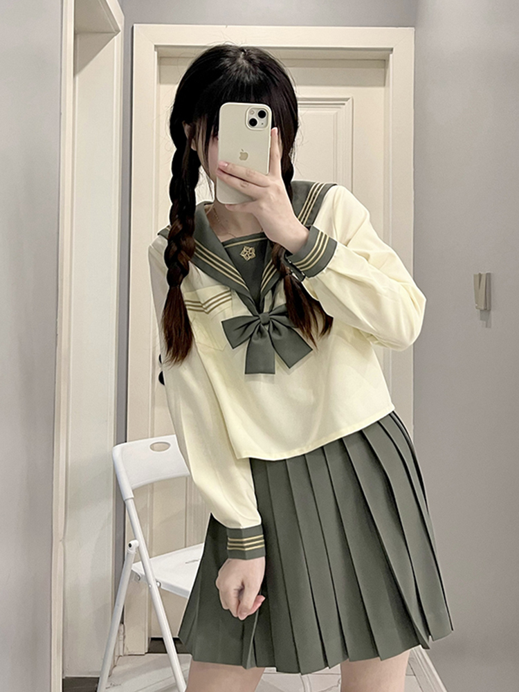 セーラー服 クラシック星章セーラー長袖ブラウス