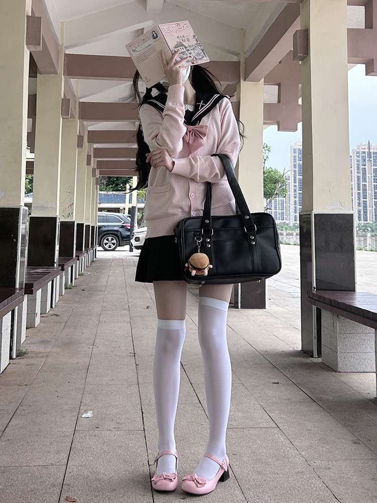 セーラー服風カーディガンアンサンブル