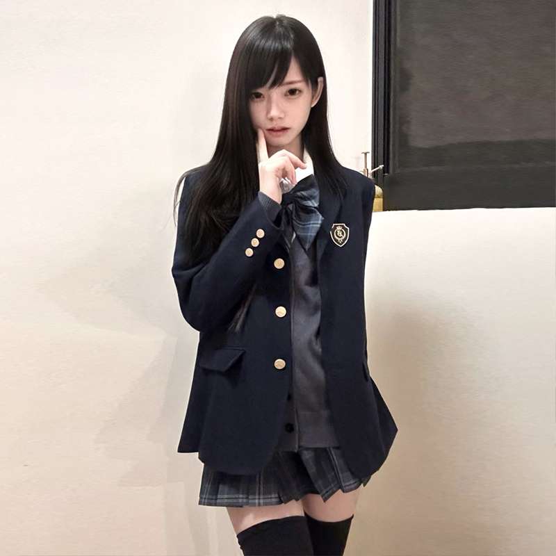 セーラー服  学生風クラシック制服ブレザーセット