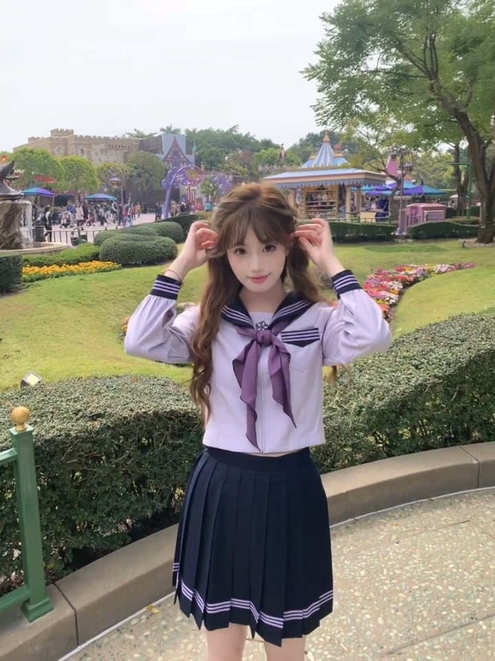 セーラー服 清楚リボン セーラーブラウス