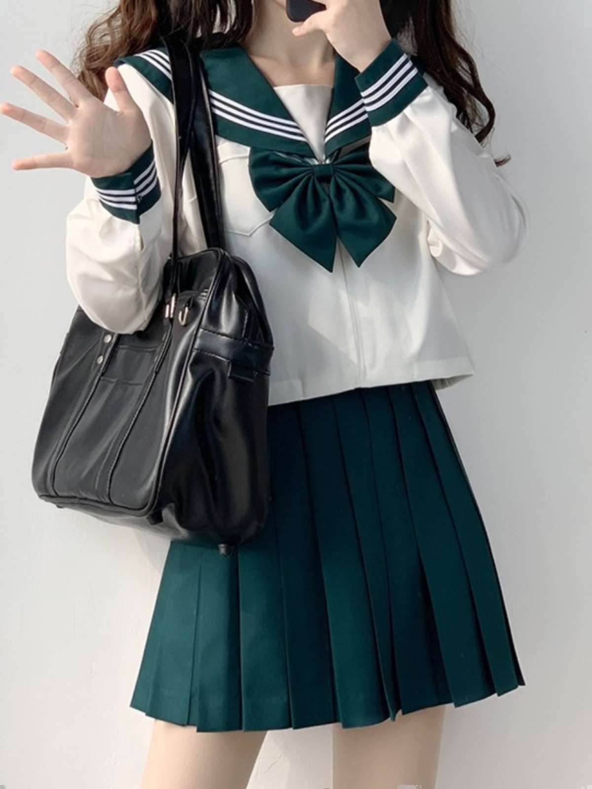 セーラー服 クラシカル海軍風セーラー長袖ブラウス