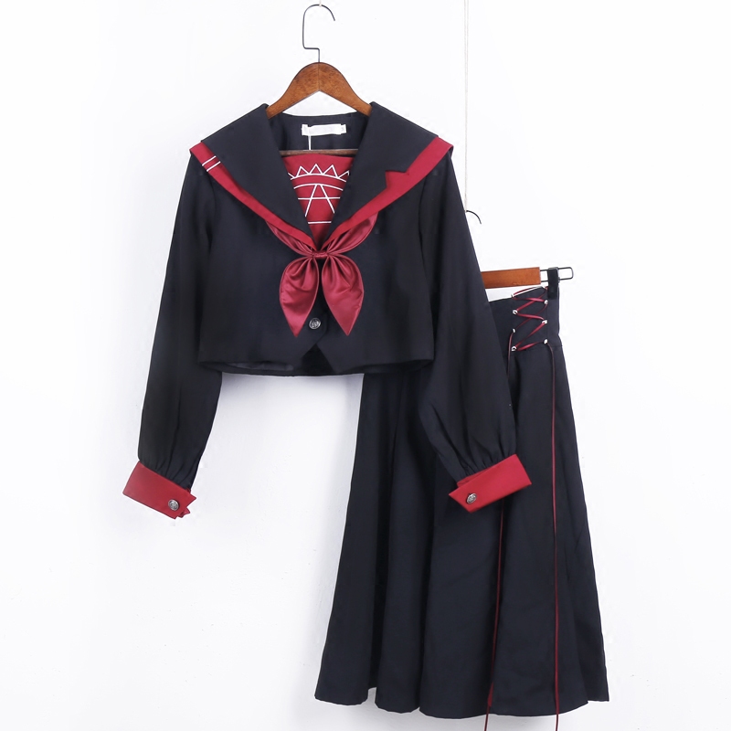 正統派スタイル 学生風セーラー服セット
